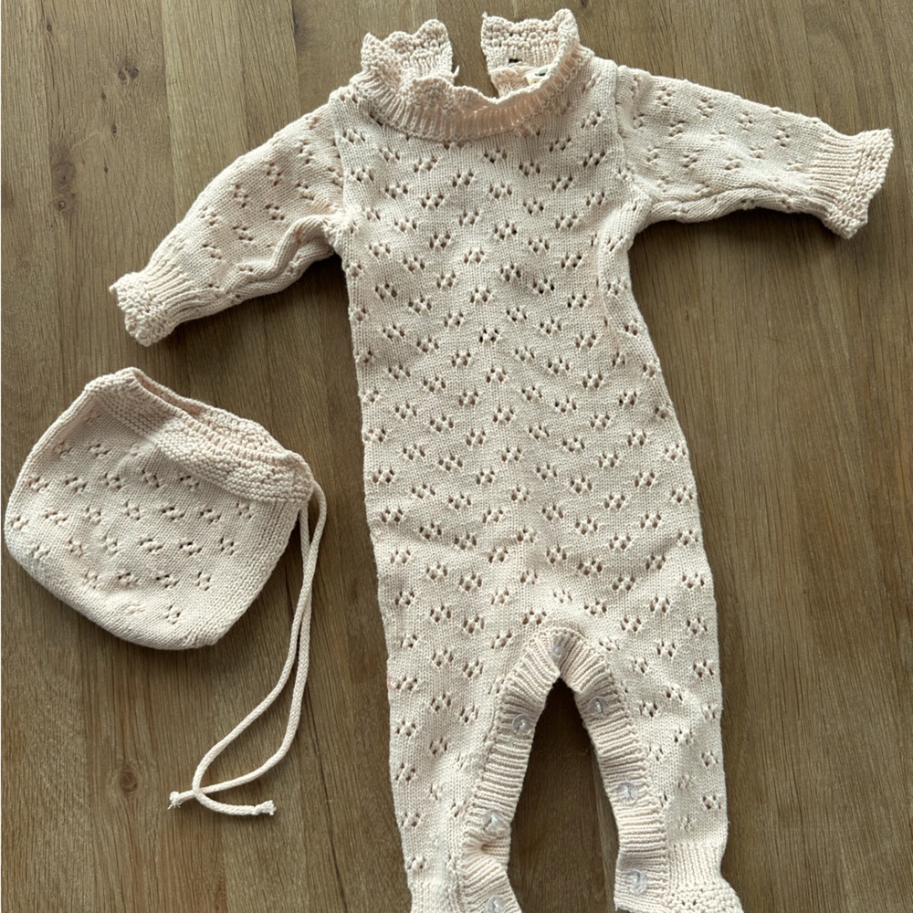 Handmade Knitted Newborn Set